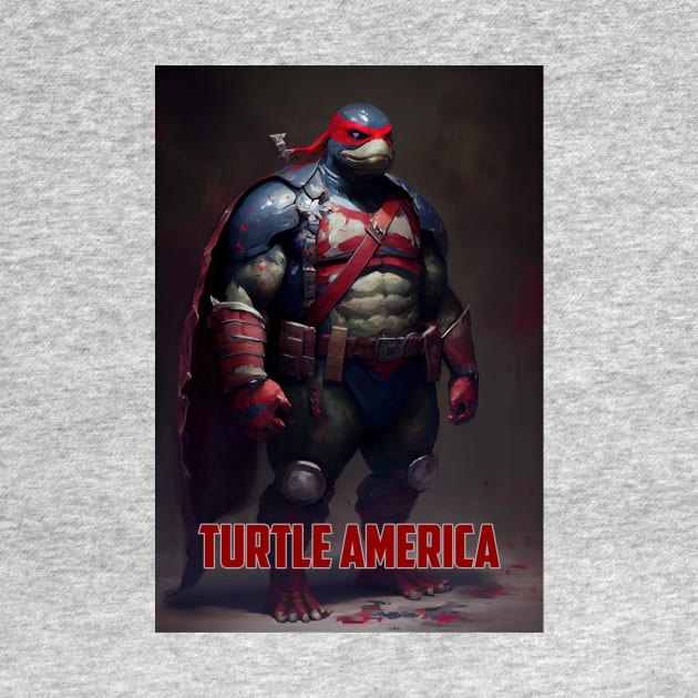 Turtle America - Oil paint by ABART BY ALEXST 